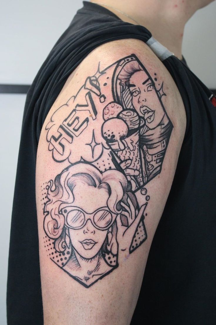Pop Culture Portrait Tattoos